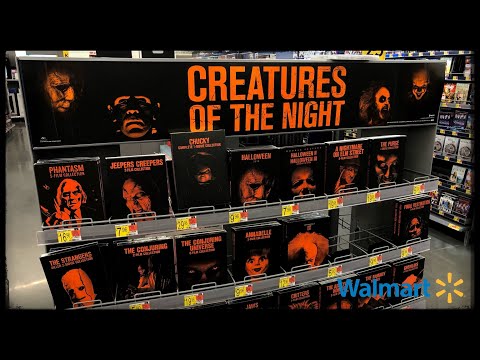 HORROR Movie DVDs (“Creatures of the Night”) at Walmart for HALLOWEEN 2021