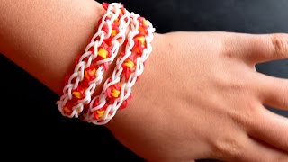 Как сделать браслет из резинок в стиле "Бабочка". Rainbowloom bracelet Biutterfly Как сделать браслет из резинок в стиле "Бабочка". Rainbowloom bracelet Biutterfly