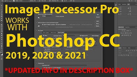 Solution found for Image Processor Pro and Photoshop CC 2019, 2020, 2021, 2022 & 2023 to Work, again