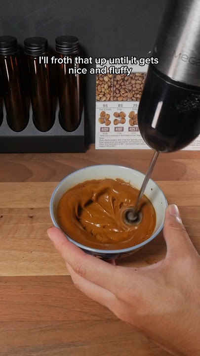 Sugar free Dalgona coffee ☕️😩#coffee #science #asmr