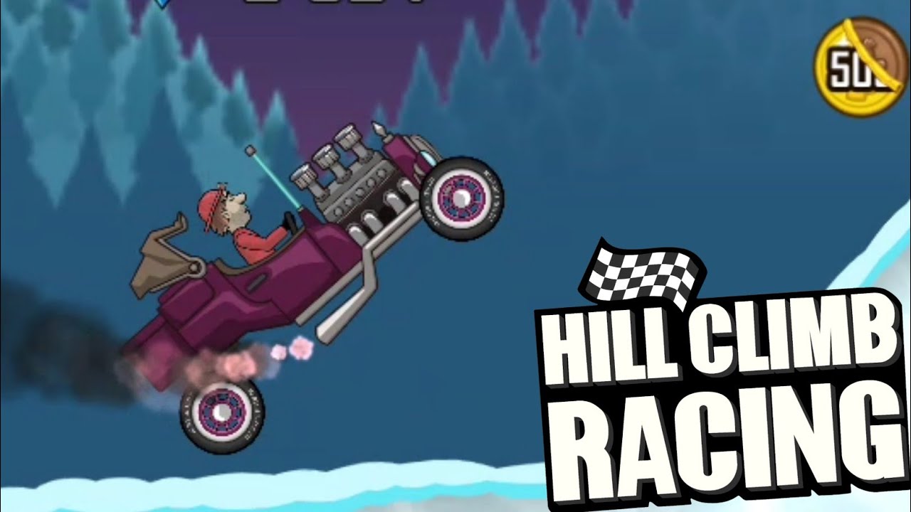 Playing Hill Climb Racing 