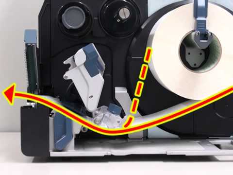 CL4NX Printer - How to Replace Label Roll (Cutter) - YouTube