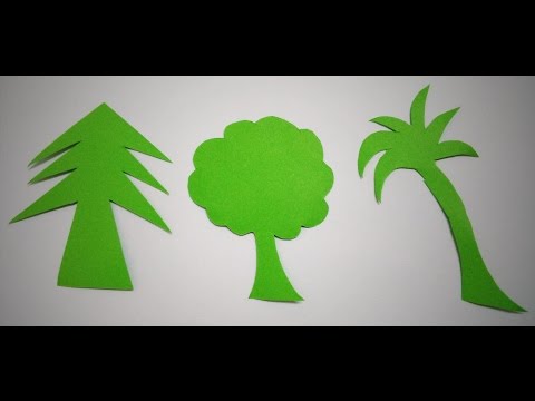 Video: How To Cut A Tree Out Of Paper