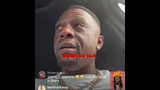 Boosie live speaking on Yung Bleu Tiemeria situation forge signatures putting bleu on 🥊 & his mom