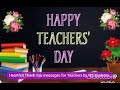 Heartfelt Thank You messages for teachers by YIS students.  #OurTeachersOurHeroes