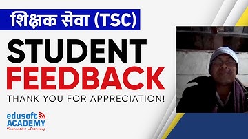 TSC Student Feedback | Thank you for Appreciation ! | Edusoft Academy