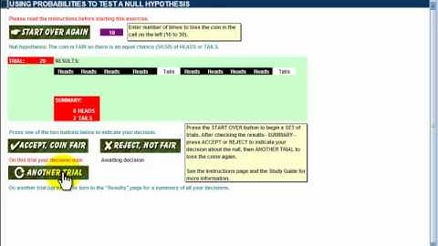 SBI209 Coin tossing simulation