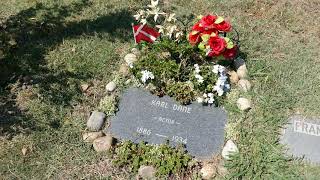 Actor Karl Dane Grave Hollywood Forever Cemetery Los Angeles California USA August 2021