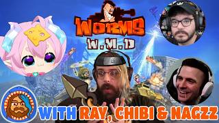 Unlimited Ninja Rope Is The Only Way To Play | Worms WMD With Ray, Chibidoki, And Nagzz Net Worth