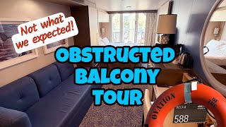 Celebrity Obstructed Balcony on Ovation of the Seas - Not what we expected! Wealth