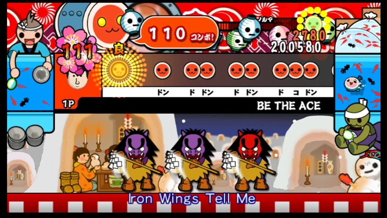 【太鼓の達人 Wii3】BE THE ACE（おに）【オート動画】※画質向上版