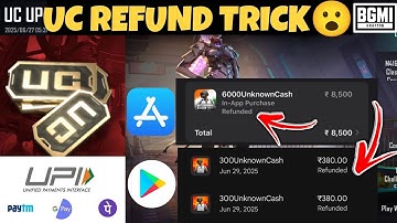 BGMI UC REFUND TRICK SAFEST METHOD 2025 HOW TO REFUND UC IN BGMI AND PUBG WITHOUT BAN
