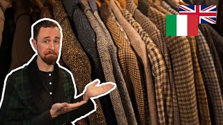 British Style in Italy - The Tartan Vintage Shop in Florence - Gucci and Tweed
