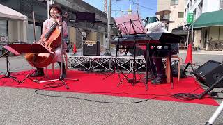 横北フェスストリートライブ　2022.3.27 #Porgy and Bess #cello #kaori #花織 #streetlive