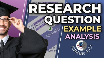 Check Your Research Question THIS Way | Example