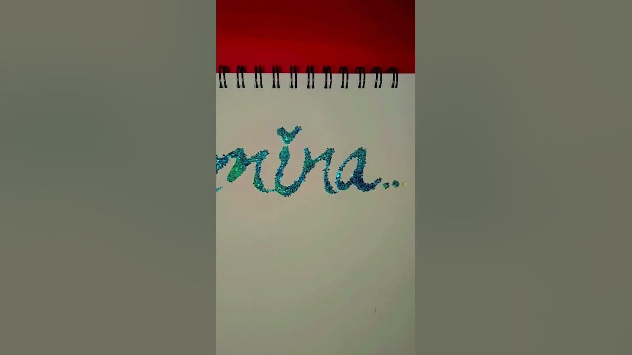 🥰 Amina 🥰 name 🥰 drawing 🥰 trending 🥰 songs 🥰 lyrics 🥰 #song #viral #saiyaara #artandcraft #diy