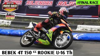 Race Bebek 4T 150 cc Rookie U-16 Th | Banten Matic Race Piala Abah Otong | 17-18 Januari 2026