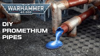 Cheap and Fast DIY Promethium Pipes for Warhammer 40k, Kill Team