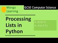Processing lists in Python