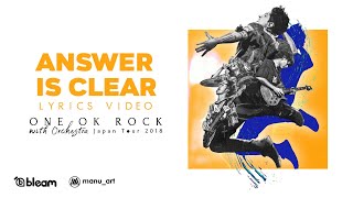 ONE OK ROCK - Answer is clear (Orchestra ver.) | Lyrics Video | Sub español