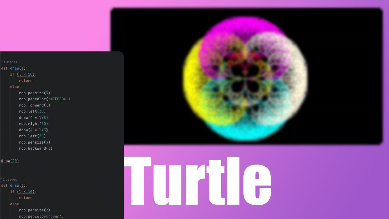 How does the turtle library work? - YouTube