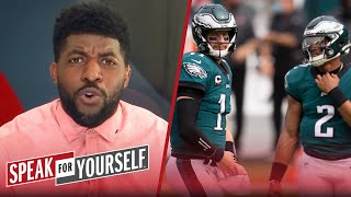 Eagles decision to start Jalen Hurts over Wentz is a lose-lose situation | NFL | SPEAK FOR YOURSELF