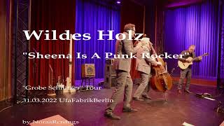 WILDES HOLZ "Sheena is a Punk Rocker" Ramones Cover; Live Concert "Grobe Schnitzer" ufaFabrik Berlin