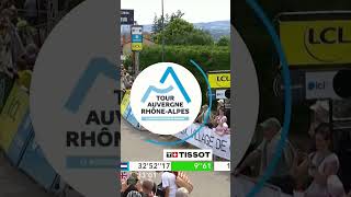 Matteo Jorgenson rocket finish at 3rd Stage of Tour Auvergnne Rhone Alpes🚀 #cycling #tourdefrance