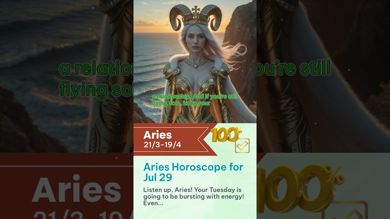 Aries Horoscope for Jul 29
