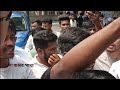 মানববন্ধনে শিক্ষার্থীদের যা বললেন নড়িয়া থানার ওসি...