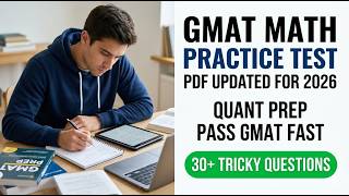 GMAT Math Practice Test 2026: Master Quant and Get a 705+ Score Fast With This PDF Guide