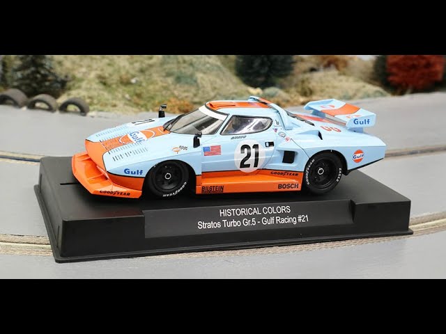 Slot Car Racer Sideways SWCH07B – Lancia Stratos Turbo Gr.5 #11 Gulf – Neuf
