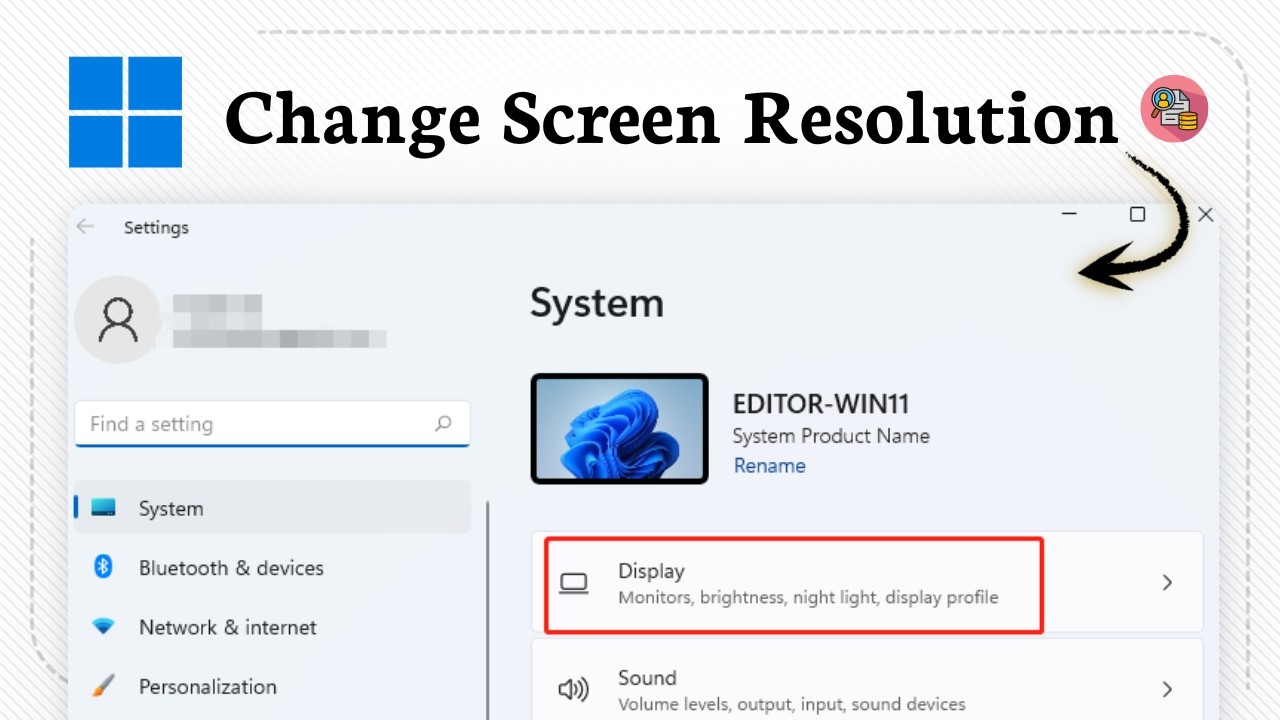 How to change screen resolution in Windows 11 - YouTube