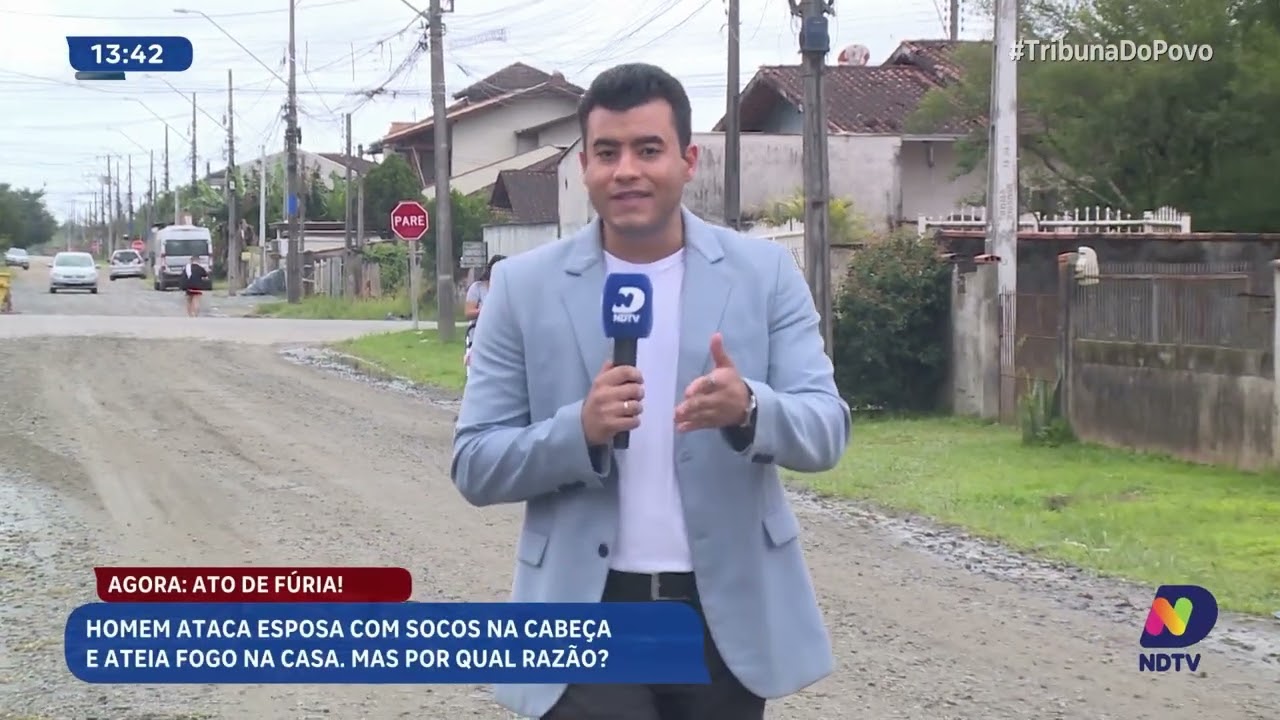 🚨 ALERTA-VIZINHO! Homem ataca esposa e incendeia casa em Guaramirim