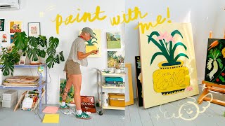 paint with me ⚂ let's catch up ! by Leigh Ellexson 34,909 views 7 months ago 11 minutes, 31 seconds