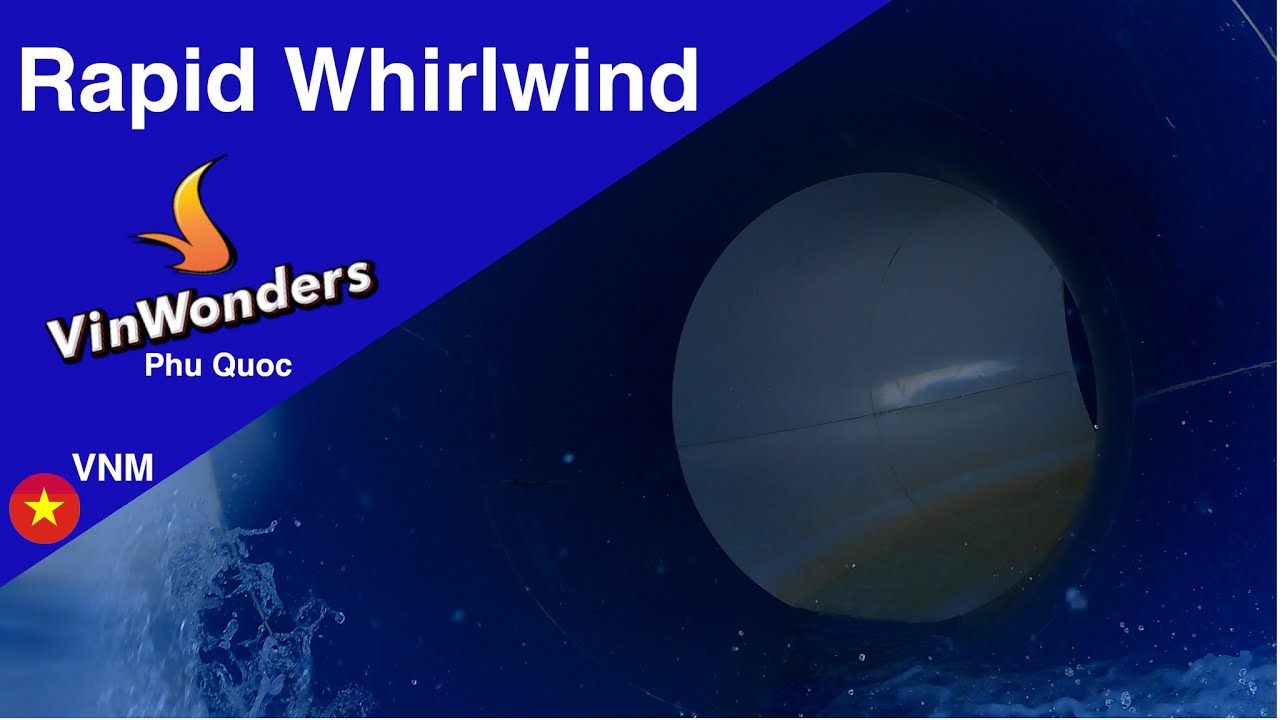 Rapid Whirlwind VinWonders Phu Quoc | Onride Waterslide Waterpark POV