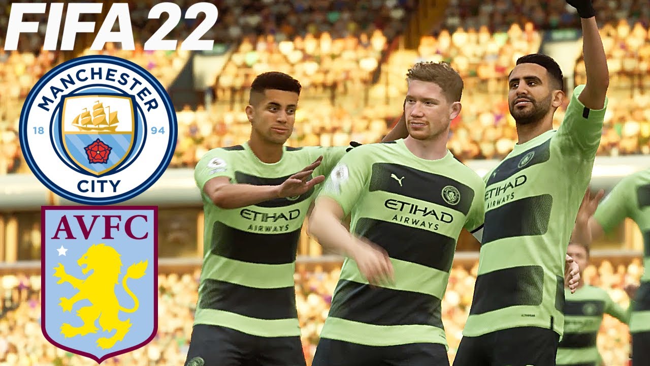 MANCHESTER CITY vs ASTON VILLA | FIFA 22 Premier League Realistic Gameplay & Prediction 03/09/2022