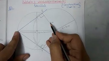 Chapter 11 Exercise 11.2 (Q1) Constructions of Maths class 10 NCERT