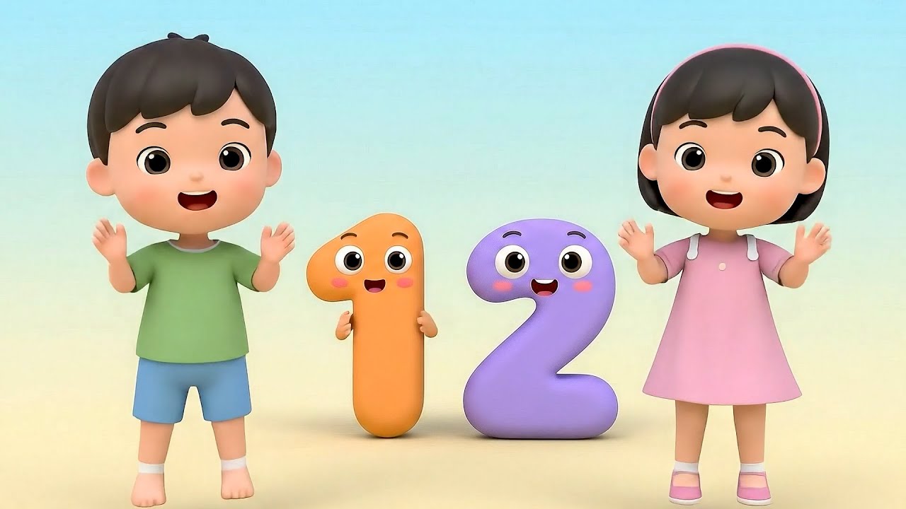 Counting Song 1–10 for Kids | Learn Numbers with Music | Play & Learn Kids Songs