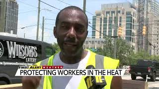 Raleigh workers stay cool as OSHA works to create new heat-related work standards