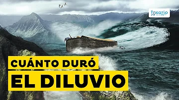 ¿Durante cuánto tiempo inundó Dios?