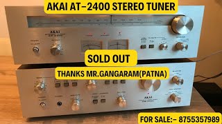 VINTAGE Akai AT-2400 Stereo Tuner SOLD OUT