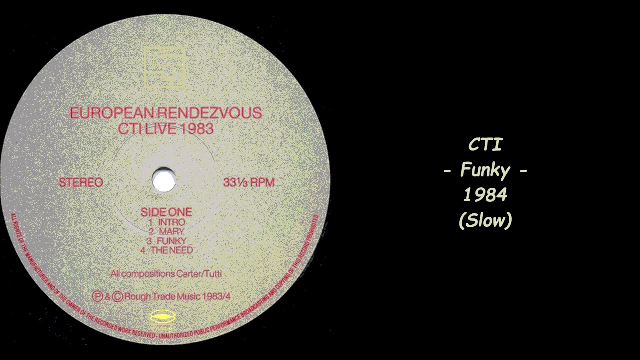 Watch CTI - Funky - 1984 (Slow) on YouTube Watch CTI - Funky - 1984 (Slow) on YouTube