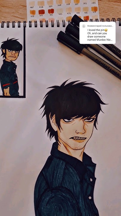 Мёрдок Никкалс #art #мердок #gorillaz #murdocniccals - YouTube