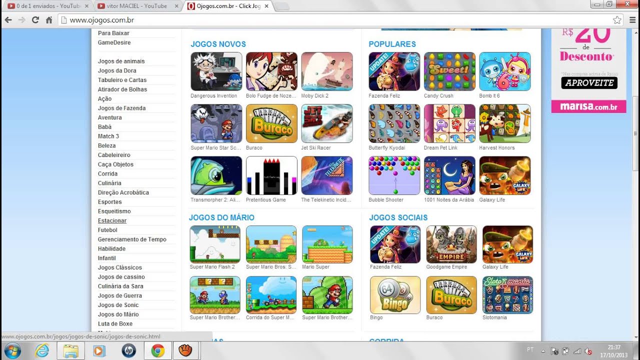 Sites Maneiros  www.ojogos.com.br