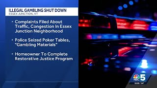 Alleged gambling operation shut down in Essex Junction, Vermont
