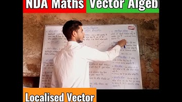 NDA Maths. Localised Vector. NCERT Class 12th Maths Vector Algebra. #shorts #ndamaths