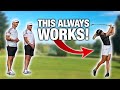 The Easiest Way To DRAW And FADE Your Golf Shots With Sierra Brooks! | ME AND MY GOLF