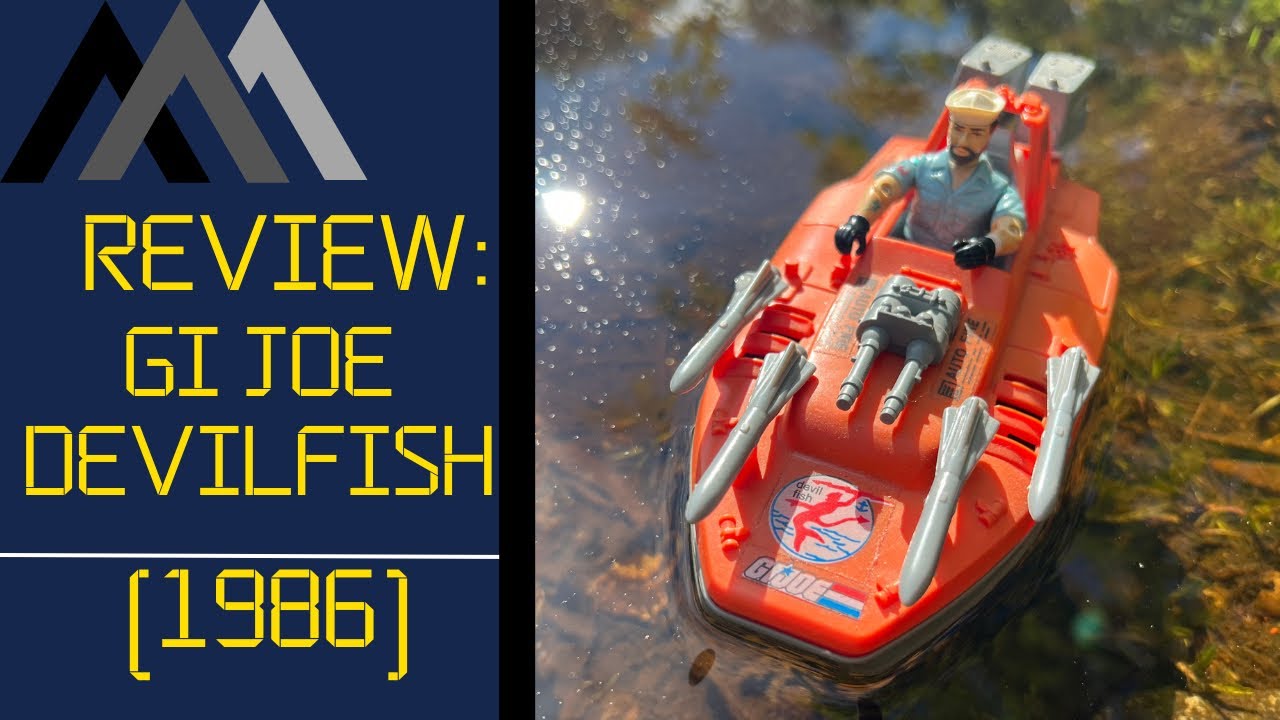 GI JOE Devilfish (1986) Review YouTube