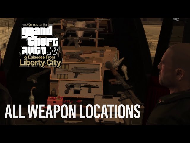 Every Weapon Location in GTA IV: The Complete Edition [All